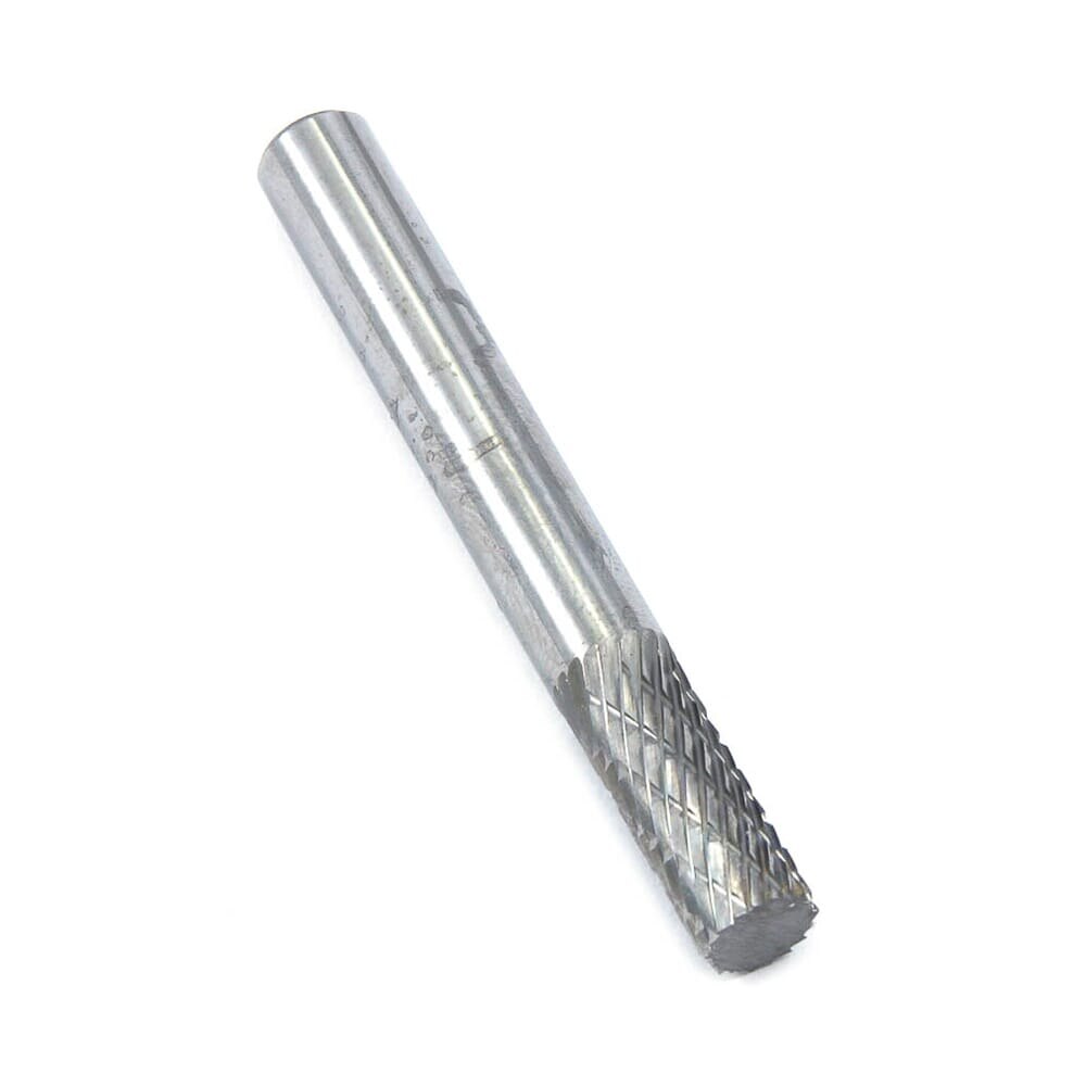 Bits Uxcell Tungsten Carbide Rotary Files 1/8" Shank, Single Cut Top Flat Die Grinder