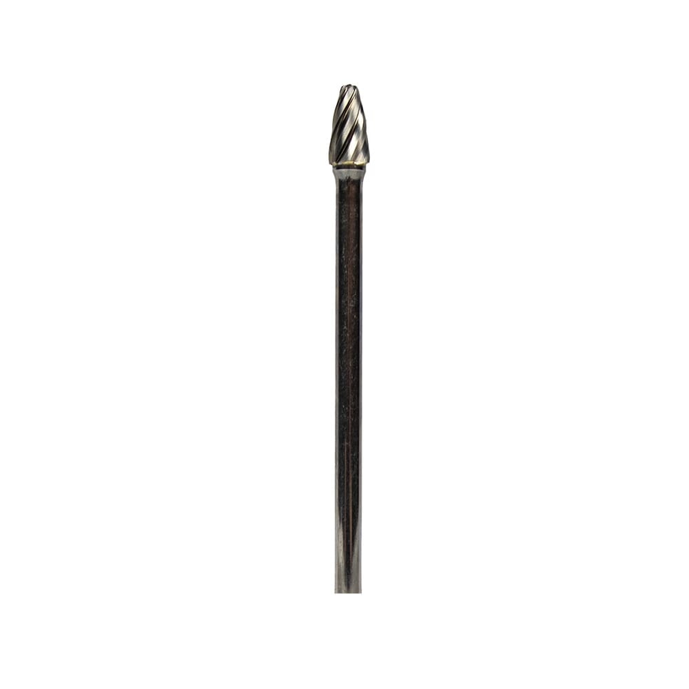 Drill America 5/8 In. X 1 In. Cylindrical Solid Carbide Burr Rotary File Bit With 1/4 In. Shank
