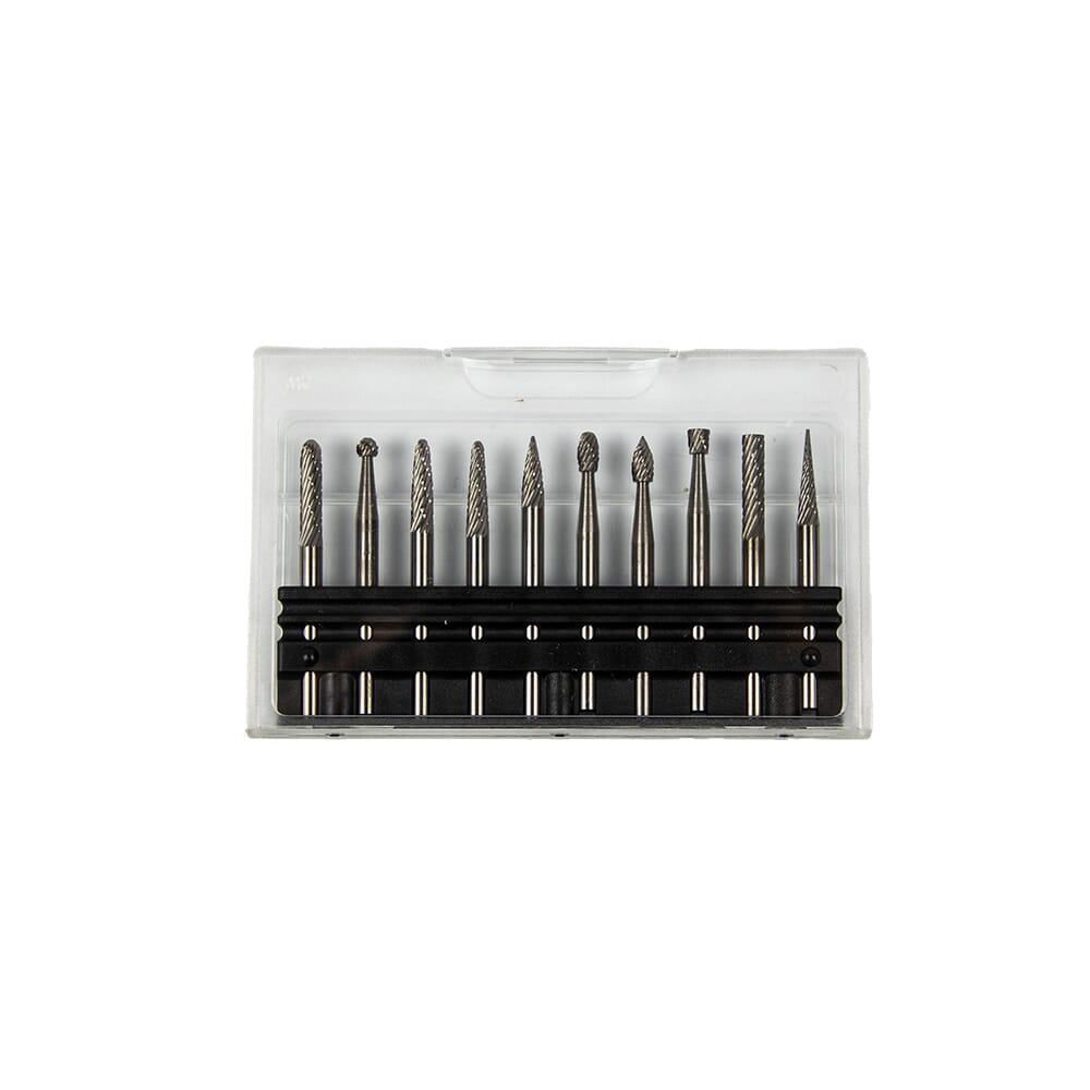 6-Piece 1/4" Shank Long Non-Ferrous Carbide Burr Set – For Aluminum & Soft Metals By Great-tools