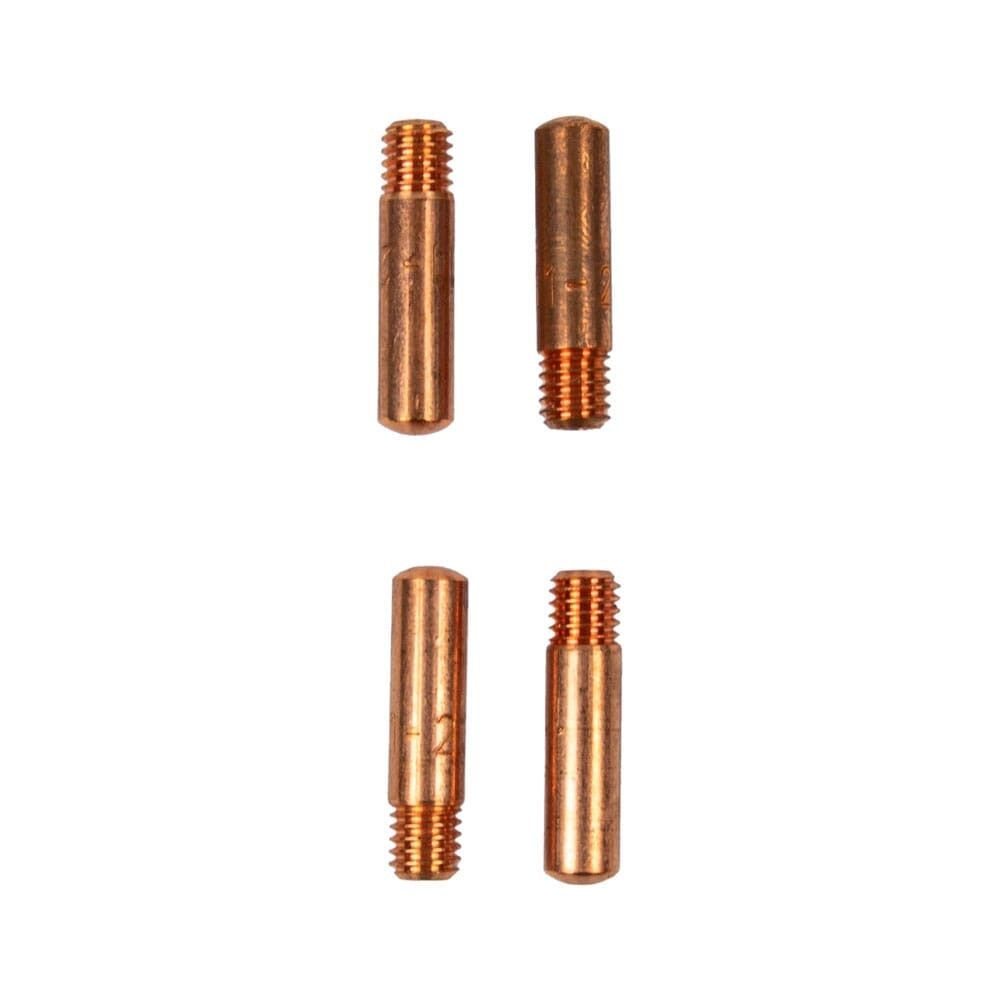 Forney 60170 Contact Tips For MIG Welding - .024 Size, Copper, 4-Pack For Tweco/Binzel/Clarke/Forney Torches