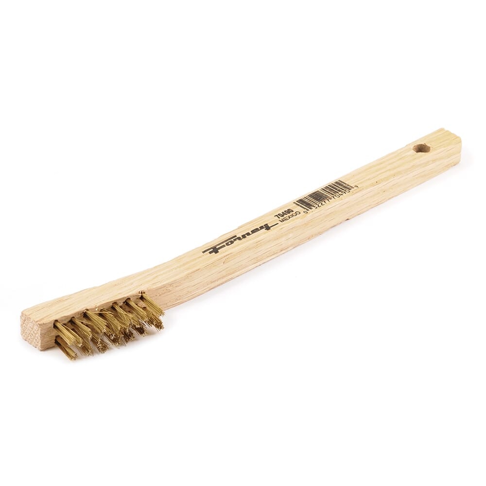 12pcs Cranked Wire Scraper Brushes - Stainless Steel & Brass Set For Cleaning Metal, Grease, Rust