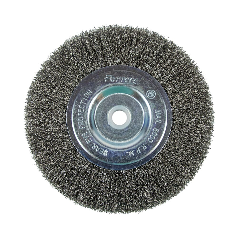 Wire Wheel Knotted, 6 in x .020 in x 1/2 - 5/8 in Arbor