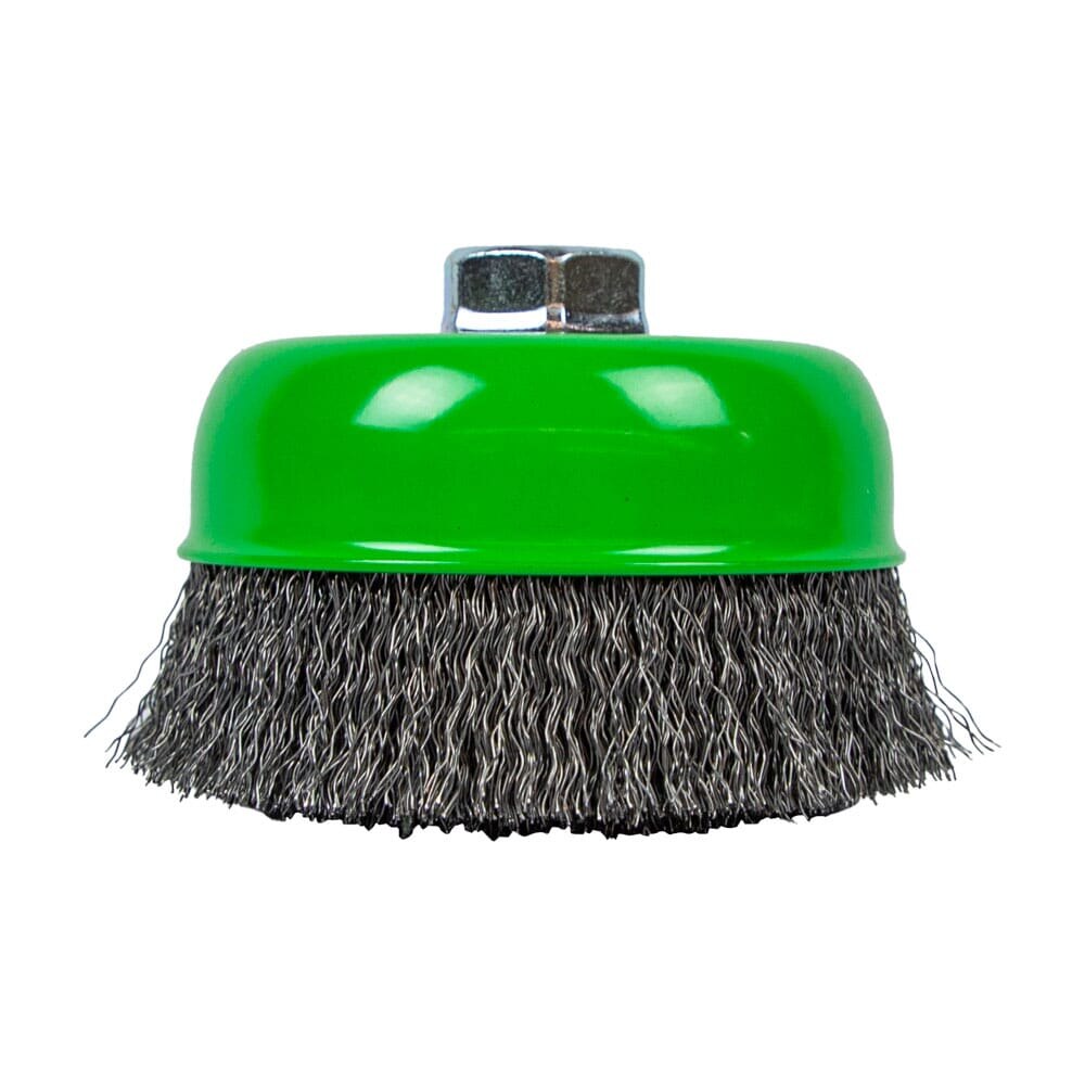 FORNEY FOR60005 Cup Brush,Crimped, 2-1/2in X .014in X 1/4inShank