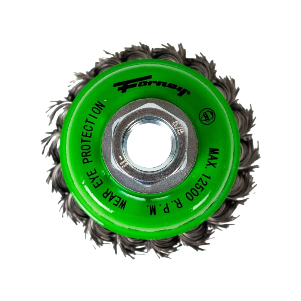 Forney Shank Mounted Flap Wheel - 80 Grit - 1-1/2" 60188