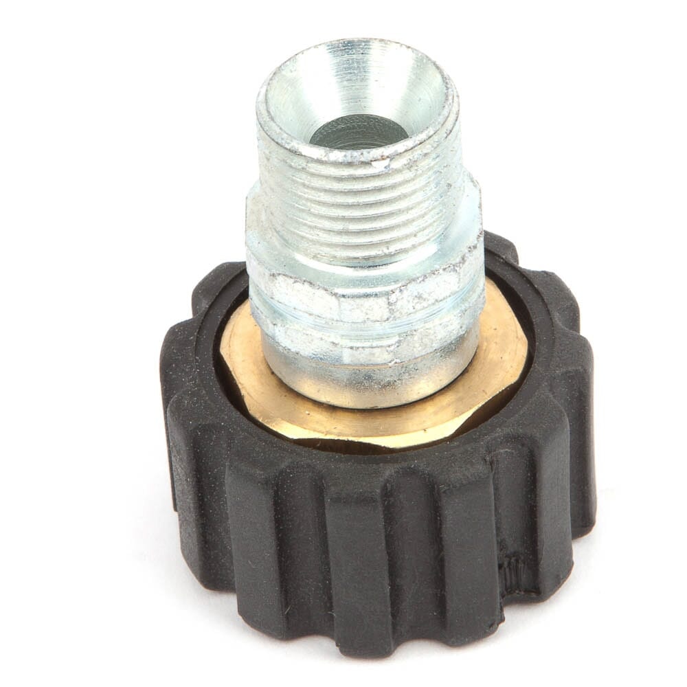 Screw Nipple, M22M x 3/8 inch FNPT