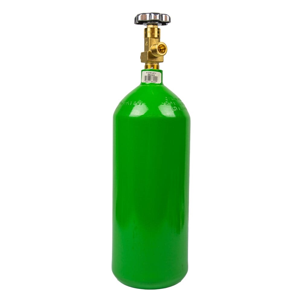 Oxygen R Size Cylinder, 20 Cubic Feet, Empty (CGA-540 Valve)